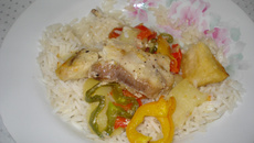 Filé de peixe ao forno