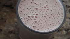 Batida de banana fitness deliciosa