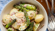 Salada de Batatas e Aspargos