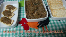 Antepasto de berinjela do Lúcio Cezar