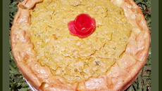 Torta de sardinha e 4 queijos