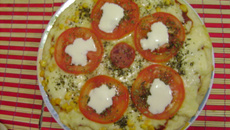 Massa especial para pizza