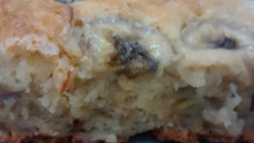 Bolo de banana (não usa leite, e super fácil de fazer)