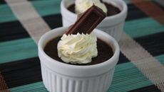 Gelado de creme de avelã