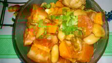 Moelas guisadas com feijoca