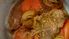 Bife de panela de pressão