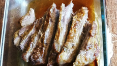 Maminha ao forno com caldo de carne