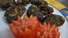 Bolinhos de espinafre assados