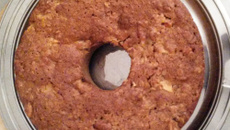 Bolo Integral de Maçã e Banana Sem Lactose