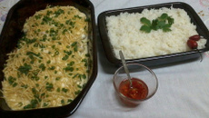 Tilápia crocante ao molho de requeijão