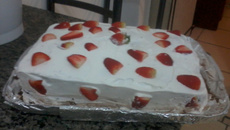 Bolo prestígio simples