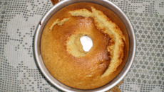 Bolo fofo de liquidificador