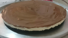 Cheesecake de chocolate