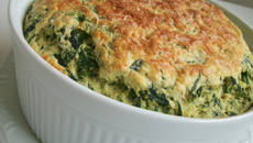 Souflé de espinafre
