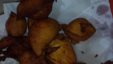 Bolinho crochê do café da tarde da criançada