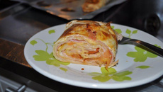 Rocambole de massa de Pastel