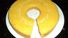Bolo de milharina