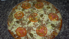 Massa de pizza de arroz