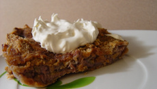 Torta de banana ligeira diet