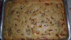 Massa de bolo salgado