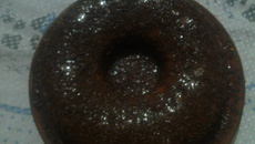 Bolo de fubá com cobertura