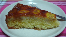 Torta de plátano de micro-ondas