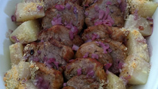 Mignon suíno ao molho de vinho tinto