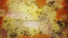 Lasanha ao molho rosé