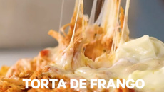 Torta de frango com catupiry