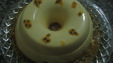 Flan de maracujá