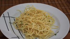 Espaguete ao alho e óleo