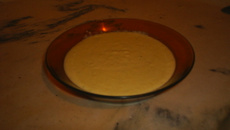 Sopa creme de milho e palmito