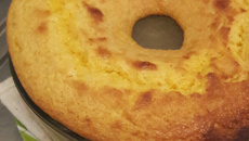 Bolo cremoso de milho