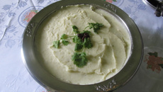 Purê de batata doce da Vovó Zefinha