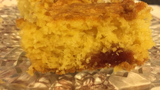 Bolo de fubá fofíssimo