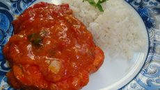 Cação no molho da Paula