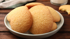 Biscoitos de fubá a maisena