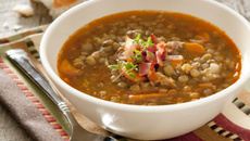 Sopa de lentilha
