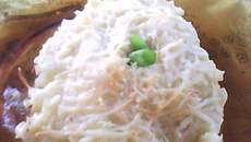 Batata inglesa ao molho branco