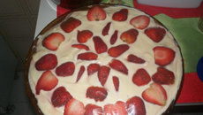 Pavê de morango Kézia