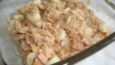 Salada de atum com palmito