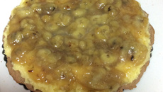 Torta de coco com banana