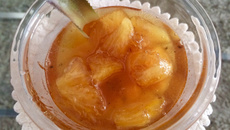 Doce de abacaxi em calda