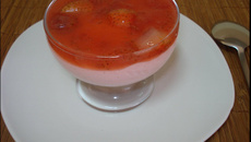 Mousse de morango
