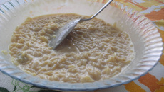 Arroz doce marronzinho