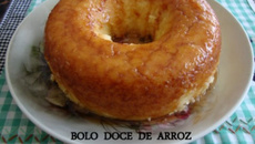 Bolo doce de arroz do Lúcio Cezar