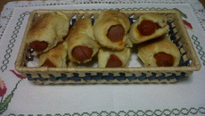 Cachorro quente de forno (cachorrinho)