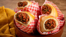 Buraco quente com salsa e páprica doce