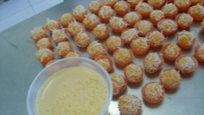 Beijinho de cenoura light