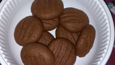 Biscoito de chocolate simples